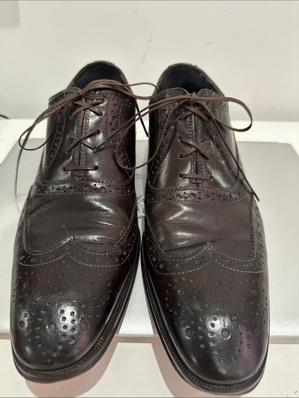 To Boot New York Men’s  Brown Wingtip Leather Dress Shoes